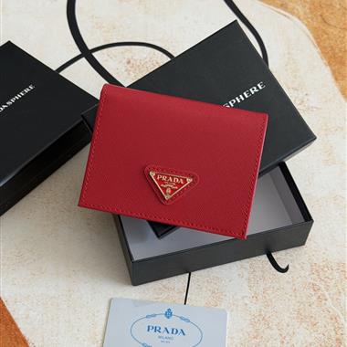 PRADA    2026新款時尚皮夾  尺寸：11.2*9.5CM