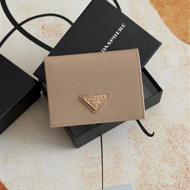 PRADA    2026新款時尚皮夾  尺寸：11.2*9.5CM