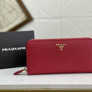 PRADA    2026新款時尚皮夾  尺寸：19*12CM