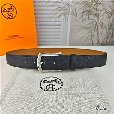 HERMES   2026新款時尚皮帶   3.5CM