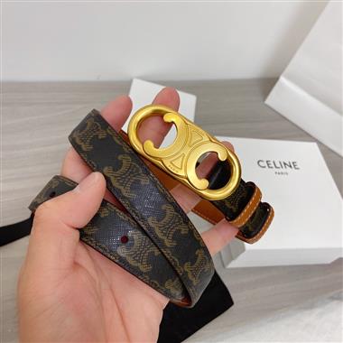 CELINE   2026新款時尚皮帶   2.5CM