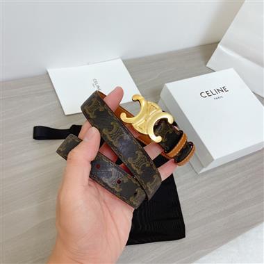 CELINE   2026新款時尚皮帶   2.5CM