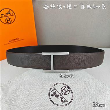 HERMES   2026新款時尚皮帶   3.8CM