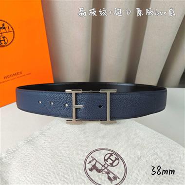 HERMES   2026新款時尚皮帶   3.8CM