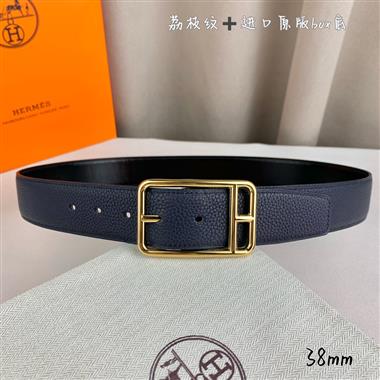 HERMES   2026新款時尚皮帶   3.8CM