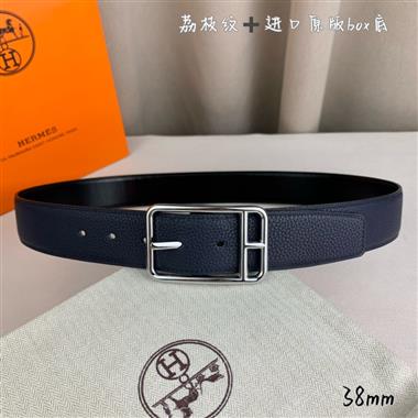 HERMES   2026新款時尚皮帶   3.8CM