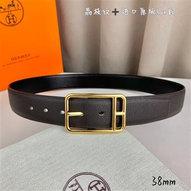 HERMES   2026新款時尚皮帶   3.8CM