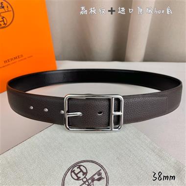 HERMES   2026新款時尚皮帶   3.8CM