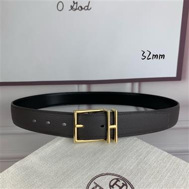 HERMES   2026新款時尚皮帶   3.2CM