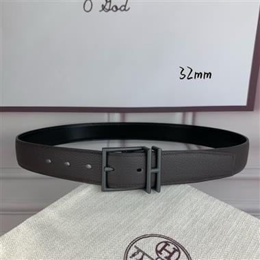 HERMES   2026新款時尚皮帶   3.2CM