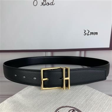 HERMES   2026新款時尚皮帶   3.2CM