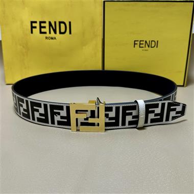 FENDI    2026新款時尚皮帶   3.8CM