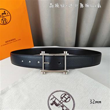 HERMES   2026新款時尚皮帶   3.2CM