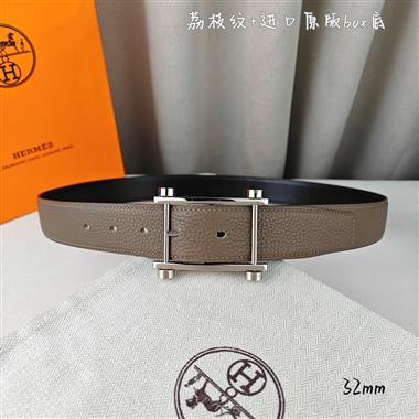HERMES   2026新款時尚皮帶   3.2CM