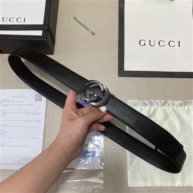 GUCCI   2026新款時尚皮帶  3.5CM