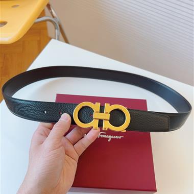 Ferragamo   2026新款時尚皮帶  3.5CM