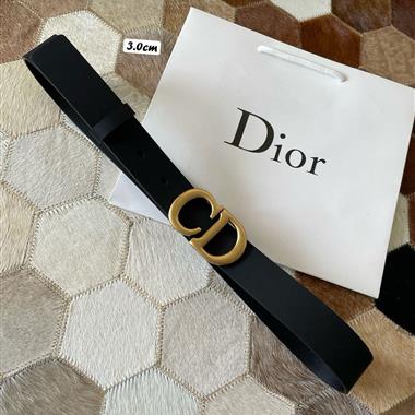 DIOR   2026新款時尚皮帶  3.0CM