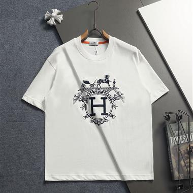 HERMES   2026夏季新款短袖T恤  尺寸偏大