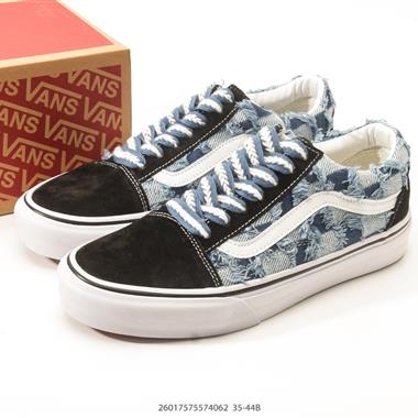 VANS Old Skool 時尚低幫百搭 耐磨防滑 硫化底休閒板鞋