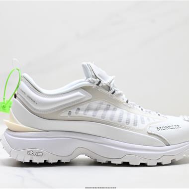 Moncler Grenoble Trailgrip Lite2 織物 圓頭系帶 低幫休閒鞋