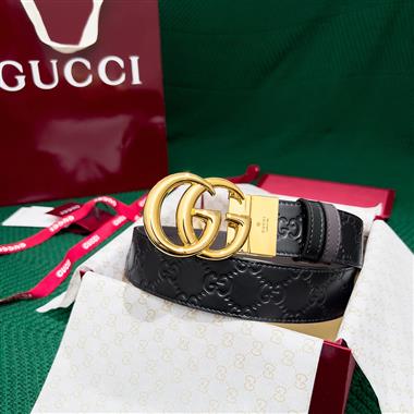 GUCCI   2026新款時尚皮帶  3.8CM