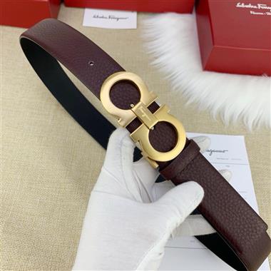 Ferragamo   2026新款時尚皮帶  3.5CM