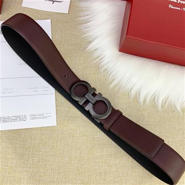 Ferragamo   2026新款時尚皮帶  3.5CM