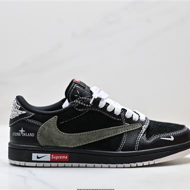 Nike Air Jordan 1 x Travis Scott AJ1倒勾 低幫文化籃球鞋