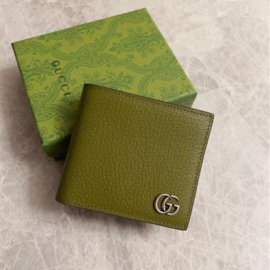 GUCCI  2026新款時尚皮夾錢包 尺寸：11x9x1.5CM