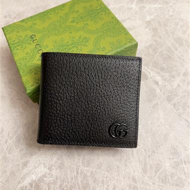 GUCCI  2026新款時尚皮夾錢包 尺寸：11x9x1.5CM
