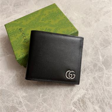 GUCCI  2026新款時尚皮夾錢包 尺寸：11x9x1.5CM