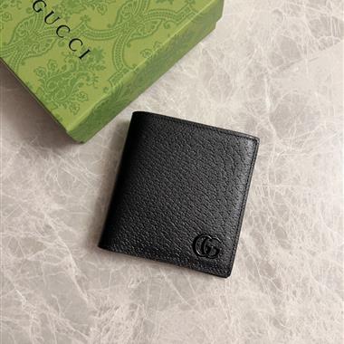 GUCCI  2026新款時尚皮夾錢包 尺寸：10*10CM