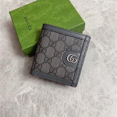 GUCCI  2026新款時尚皮夾錢包 尺寸：10*10CM