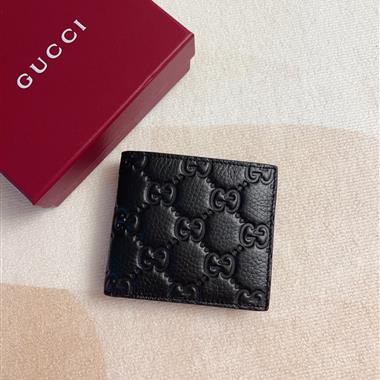 GUCCI  2026新款時尚皮夾錢包 尺寸：11*9CM