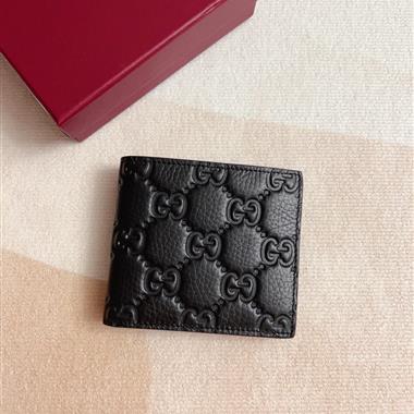 GUCCI  2026新款時尚皮夾錢包 尺寸：11*9CM
