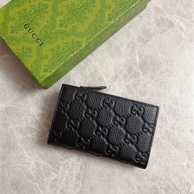 GUCCI  2026新款時尚皮夾錢包 尺寸：18*14*3CM