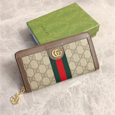 GUCCI  2026新款時尚皮夾錢包 尺寸：19*10*3CM