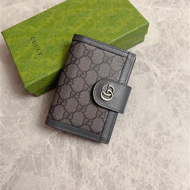 GUCCI  2026新款時尚皮夾錢包 尺寸：10*14*2.5CM