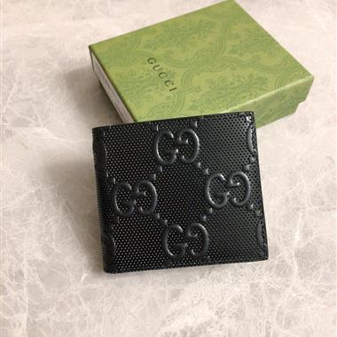 GUCCI  2026新款時尚皮夾錢包 尺寸：12×9.7CM