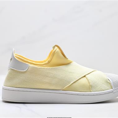 Adidas Originals Superstar 2 X Slip-On 貝殼頭系列 低幫經典百搭休閒運動板鞋