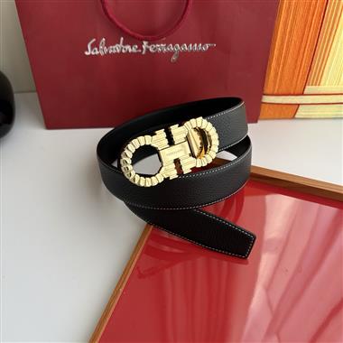 Ferragamo   2026新款時尚皮帶   3.5CM