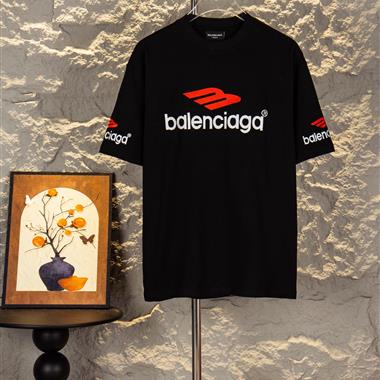 Balenciaga   2026夏季新款短袖T恤  尺寸偏大