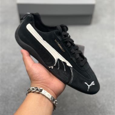 PUMA x BalenciagaSpeedcat 系列圓頭做舊磨損 低幫 生活休閒鞋