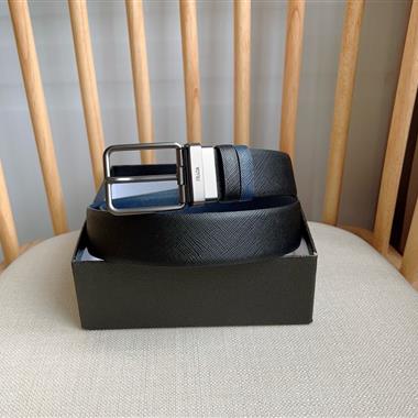 PRADA   2026新款時尚皮帶  3.0CM