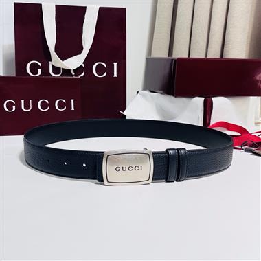 GUCCI   2026新款時尚皮帶  3.5CM