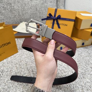 LOUIS VUITTON   2026新款時尚皮帶  3.0CM