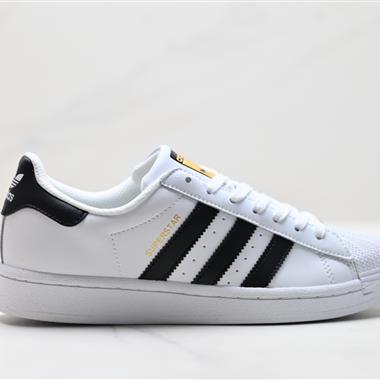 Adidas Originals Superstar貝殼頭系列 三葉草低幫經典百搭休閒運動板鞋