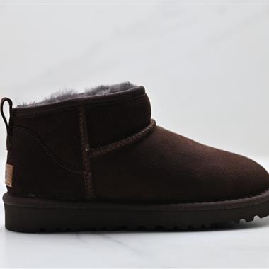UGG CLASSIC MINI PLATFORM 麂皮 中筒保暖雪地靴