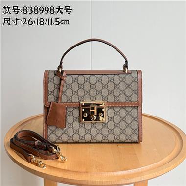 GUCCI   2026新款女生時尚包包   尺寸：26*18*11.5CM
