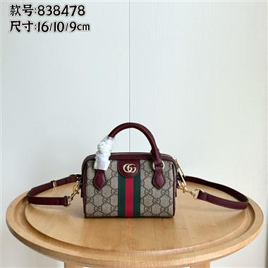 GUCCI   2026新款女生時尚包包   尺寸：16*10*9CM